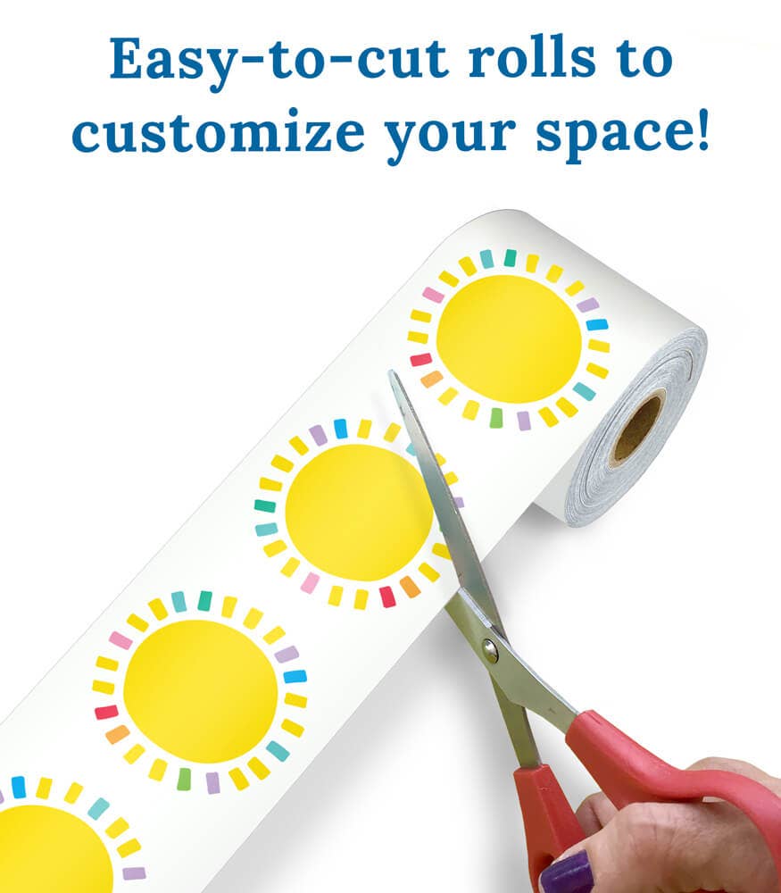 Happy Place Sunshine Rolled Straight Bulletin Board Borders