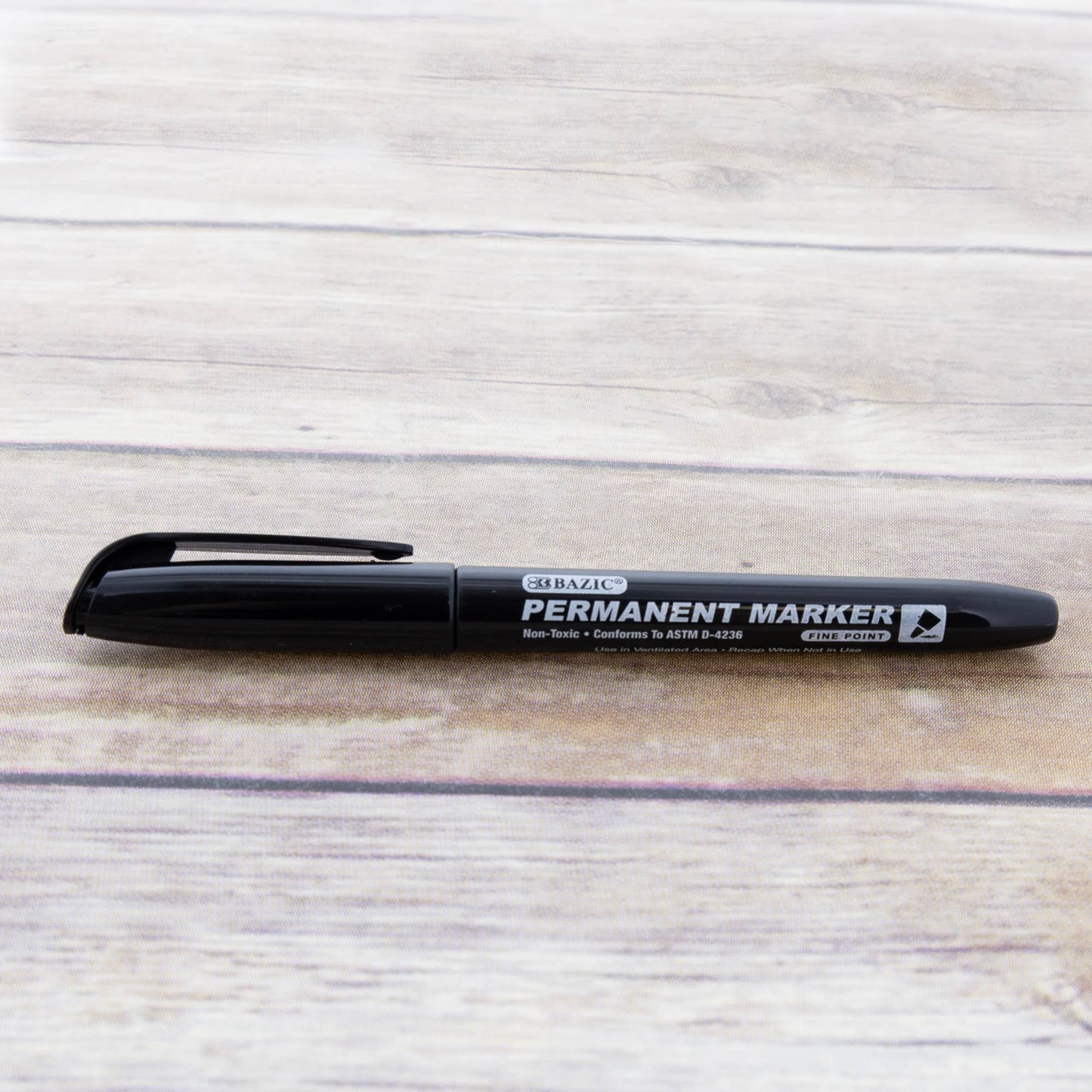 Fine Tip Black Permanent Markers (8/Pack): 24