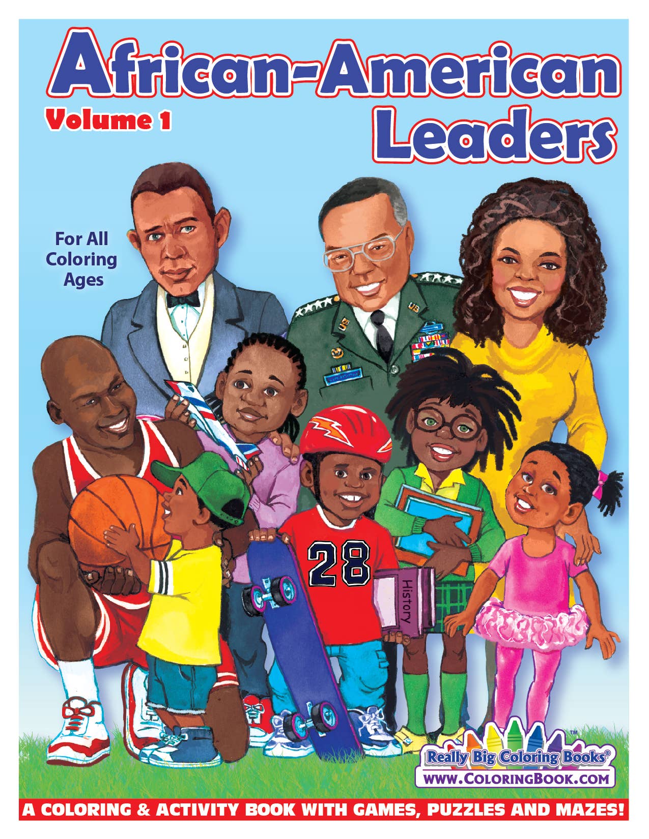 12-pack African American Leaders 8.5"x11"