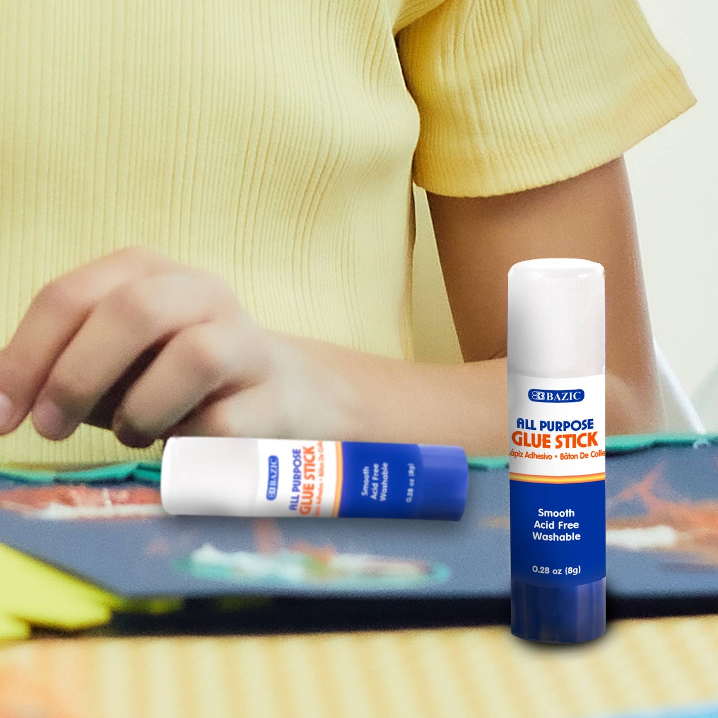 Glue Stick Premium 0.28 oz (8g)(4/Pack): 24