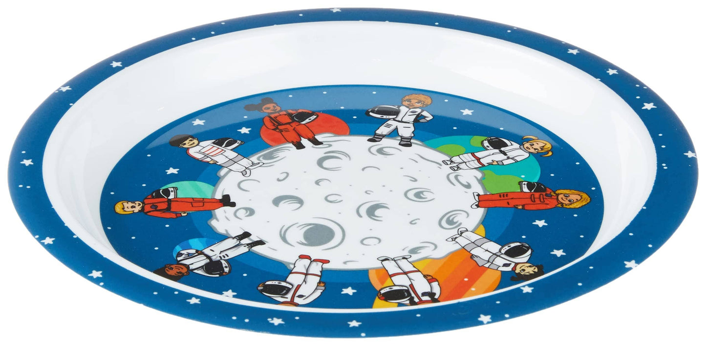 3-piece Melamine Space Theme Mealtime Set