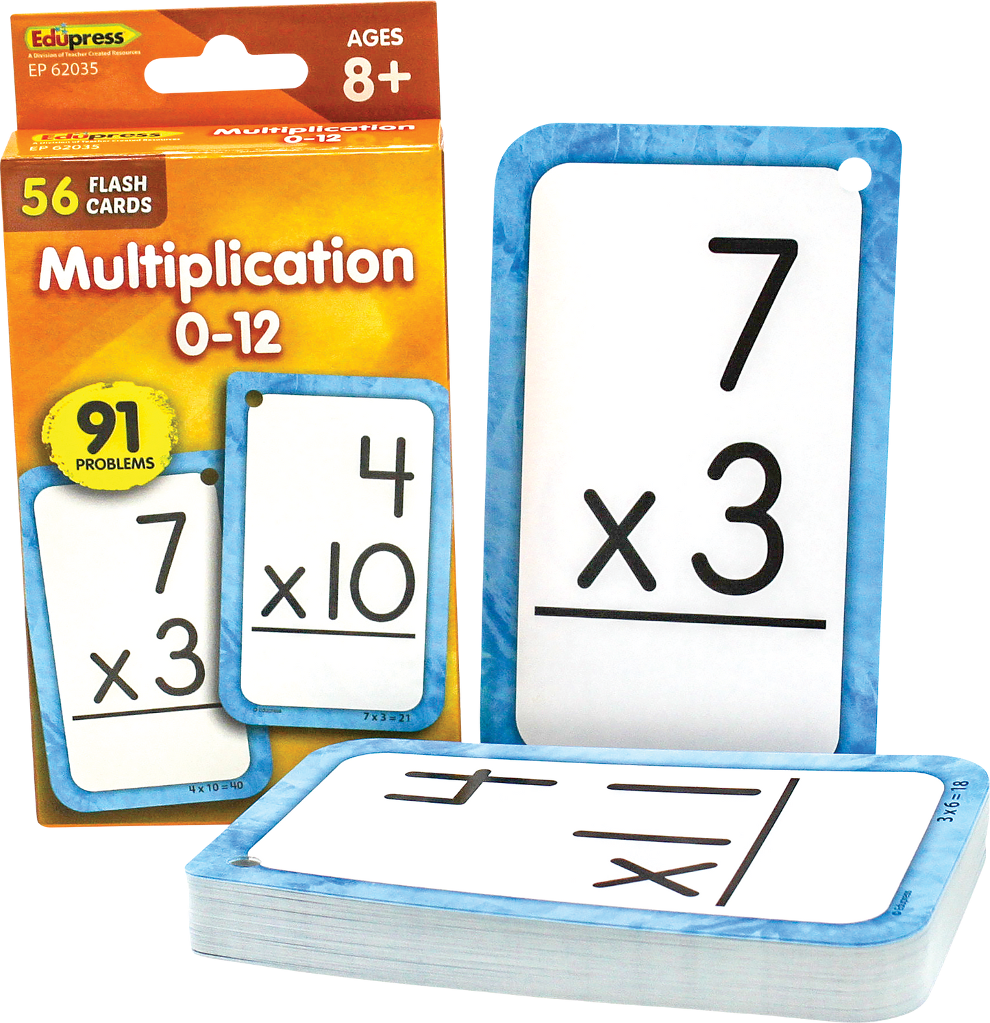 Multiplication 0–12 Flash Cards