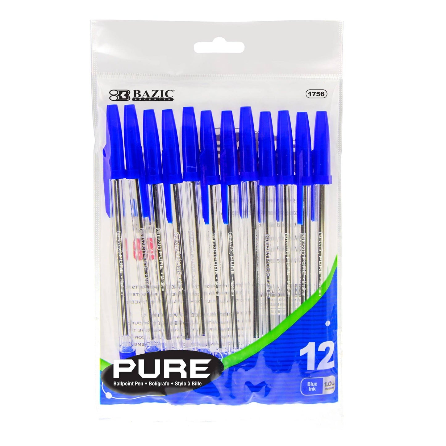 Pure Red Stick Pen - Pack of 12: Red