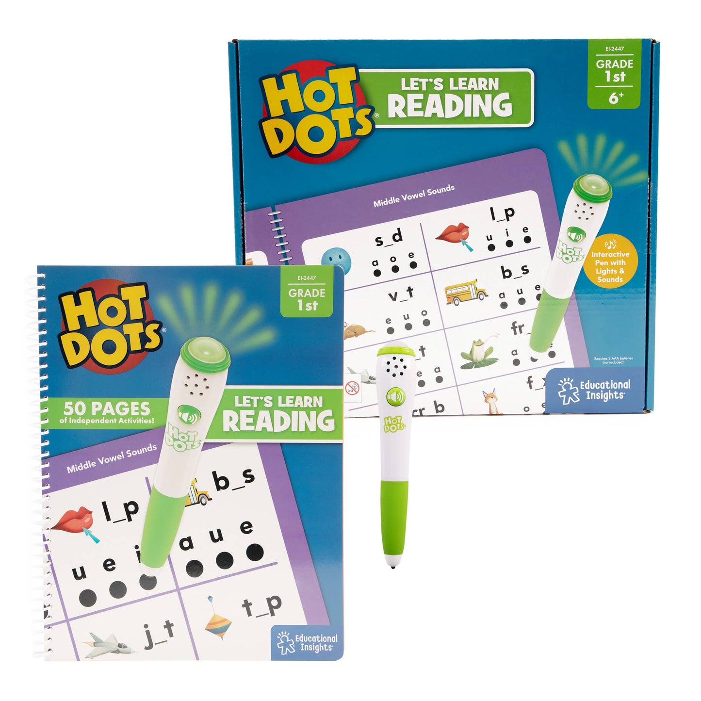 Hot Dots Let's Learn Reading - 1st Grade