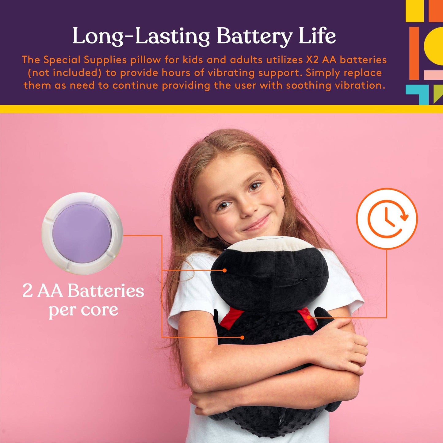 Ladybug Sensory Vibrating Pillow