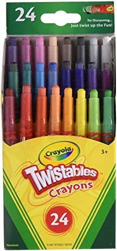 Crayola 24 Count Mini Twistable Crayons