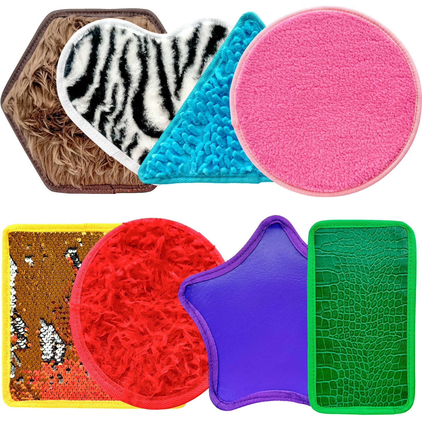 Shapes & Texture Sensory Toys for Kids | 8 pieces