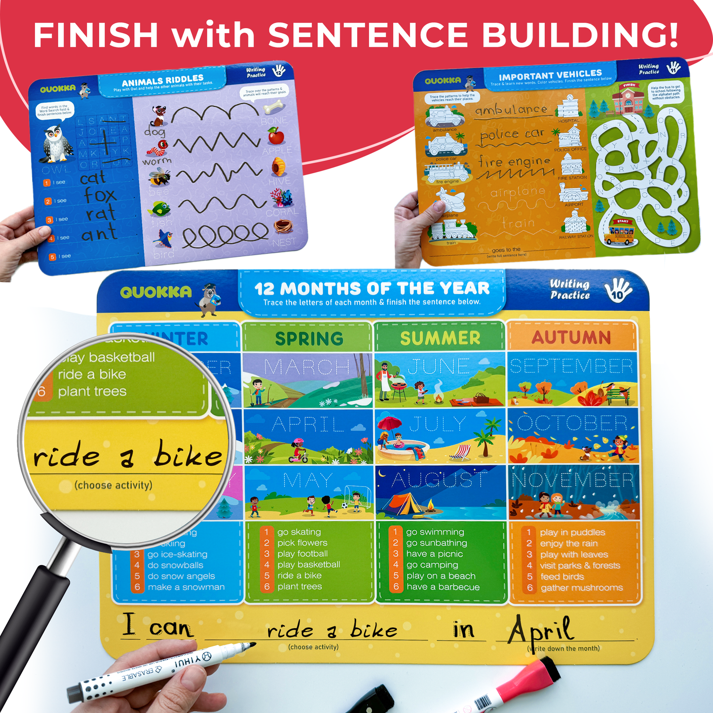 Busy Book Handwriting | ABC & Words