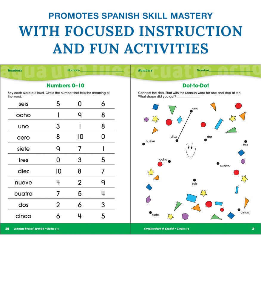 Complete Book of Spanish, Grades 1 - 3