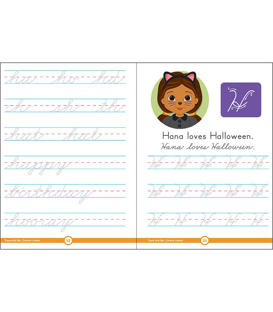 Trace with Me Cursive Letters