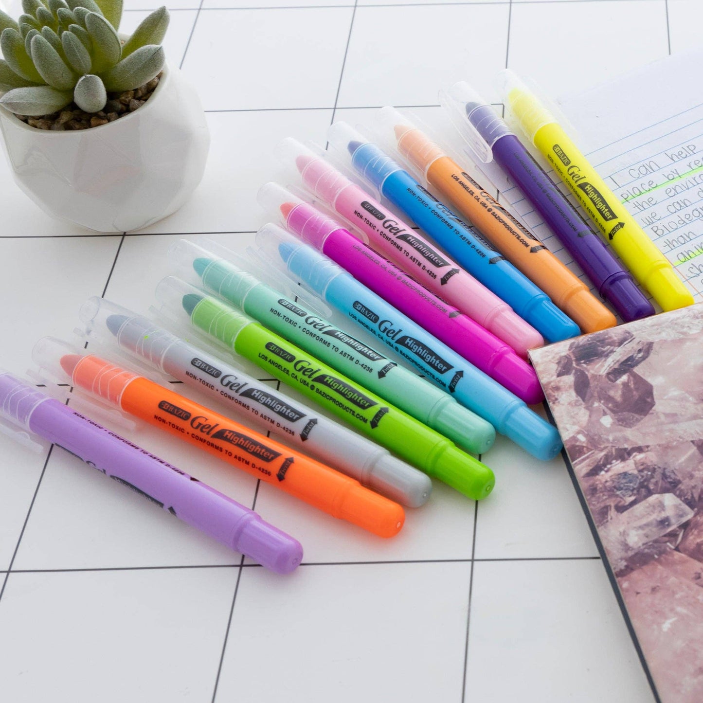 Gel Highlighter 12 Color