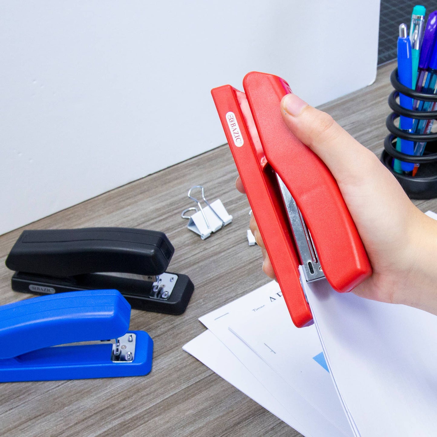 Desktop Stapler Office Set: 12