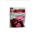 Glitter Heart Table Scatter, Red & Pink, 60 Pieces