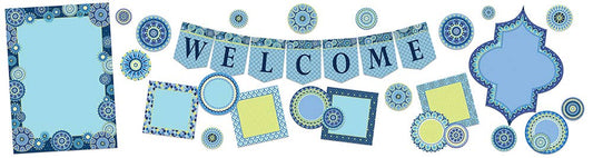 Blue Harmony Welcome Bulletin Board Set