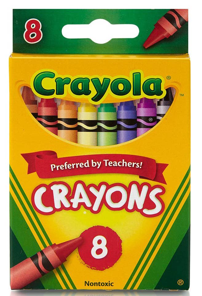 72-pack 8 Count Crayola Crayons Peggable Box