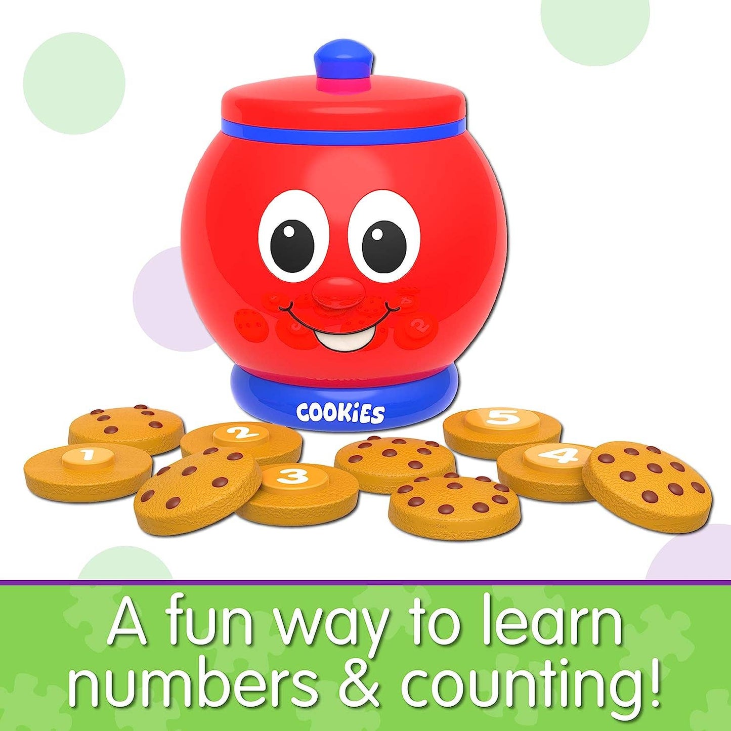 Learn With Me – Count & Learn Cookie Jar: Plastic
