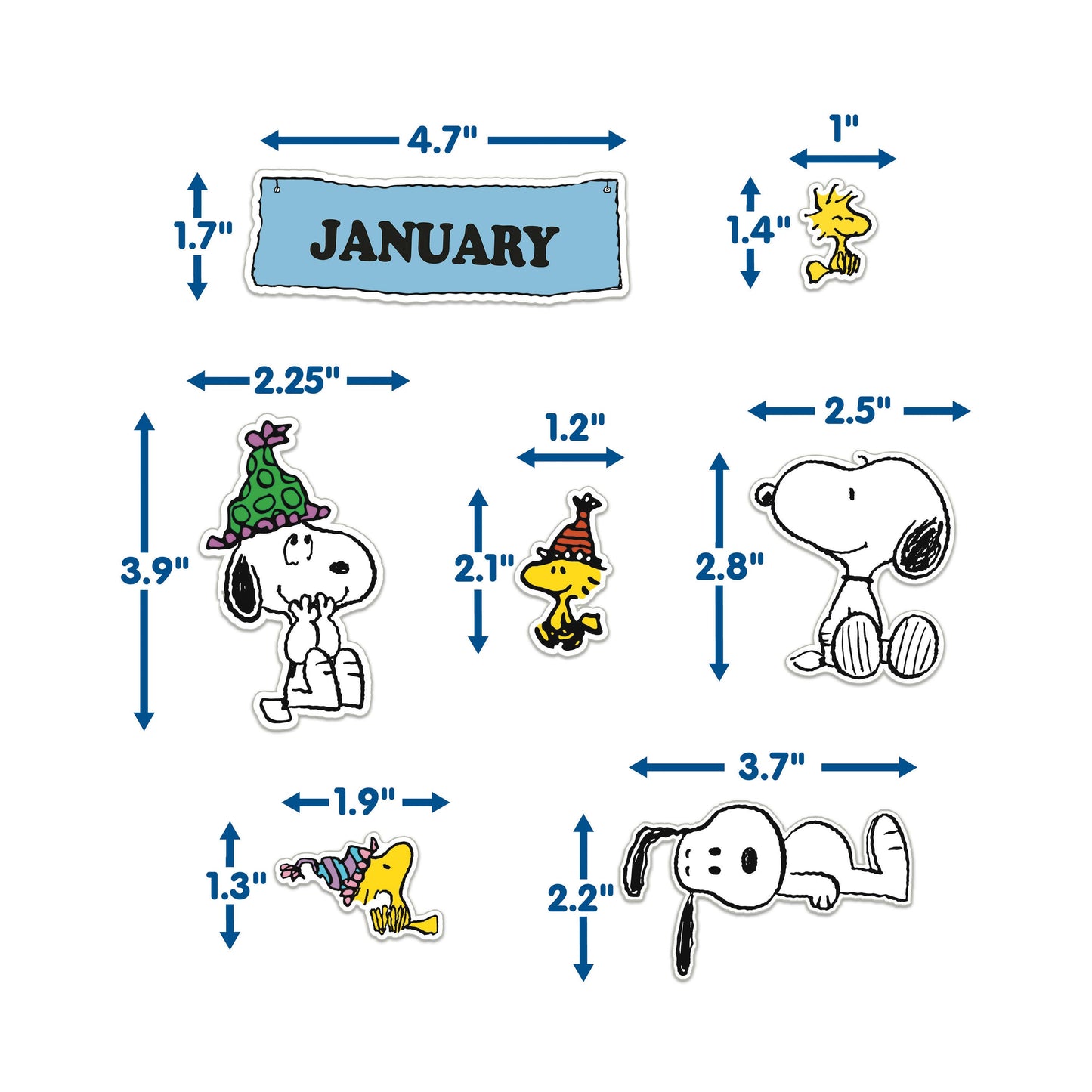 Peanuts® Birthday Mini Bulletin Board Set