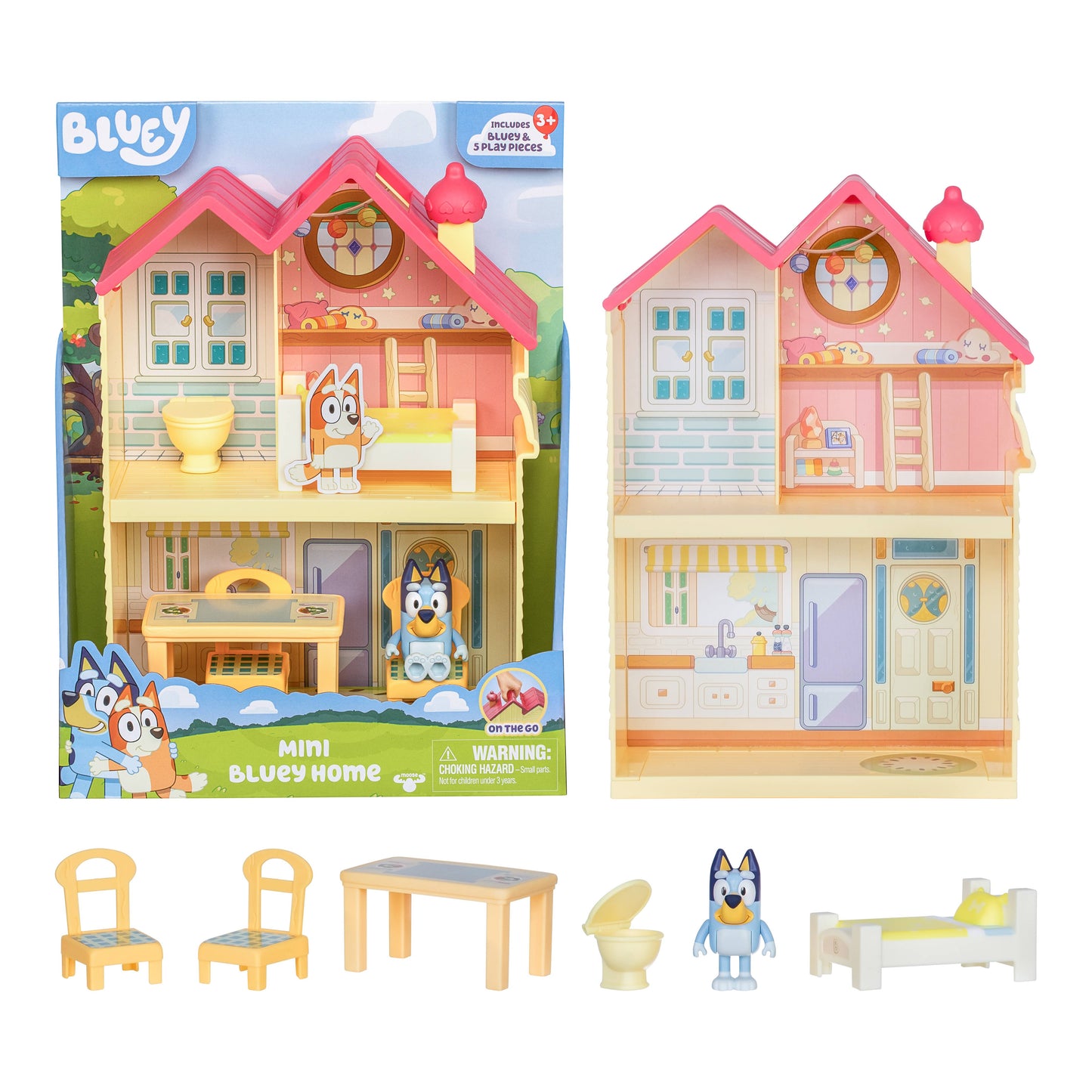 Moose Toys Bluey Mini Heeler Home Playset
