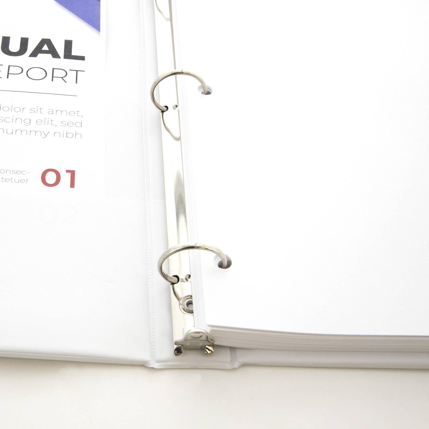 1.5" Assorted Color 3-Ring Binder w/ 2-Pockets