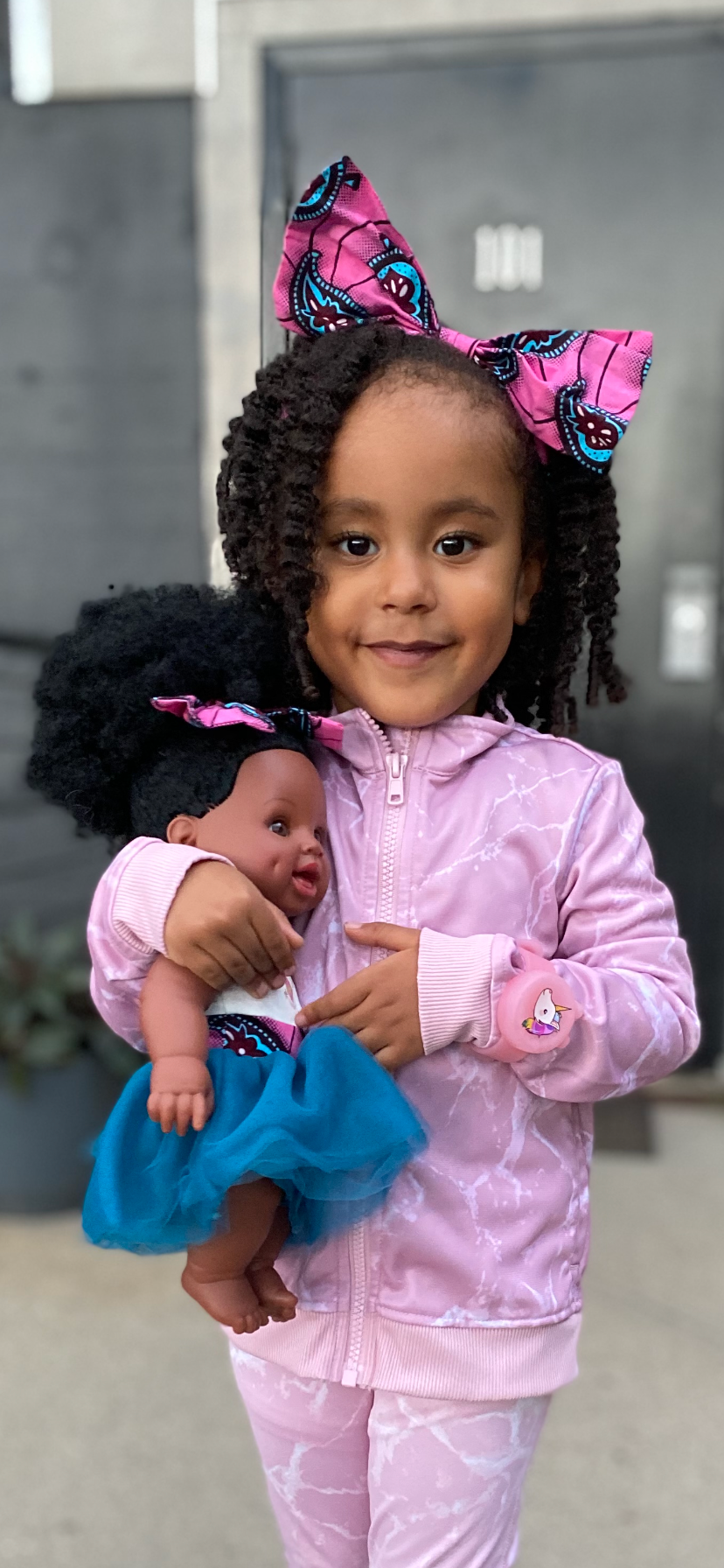 Positively Puffy BeeBlack Baby Doll Natural Curly Hair