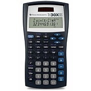 Texas Instruments TI-30X IIS 2-Line 11-Digit Solar Powered Scientific Calculator Teacher Kit, Black