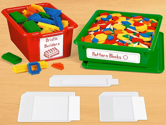 Self-Adhesive Classroom Labeling Pockets - Set of 30 (5 1/2 x4 )