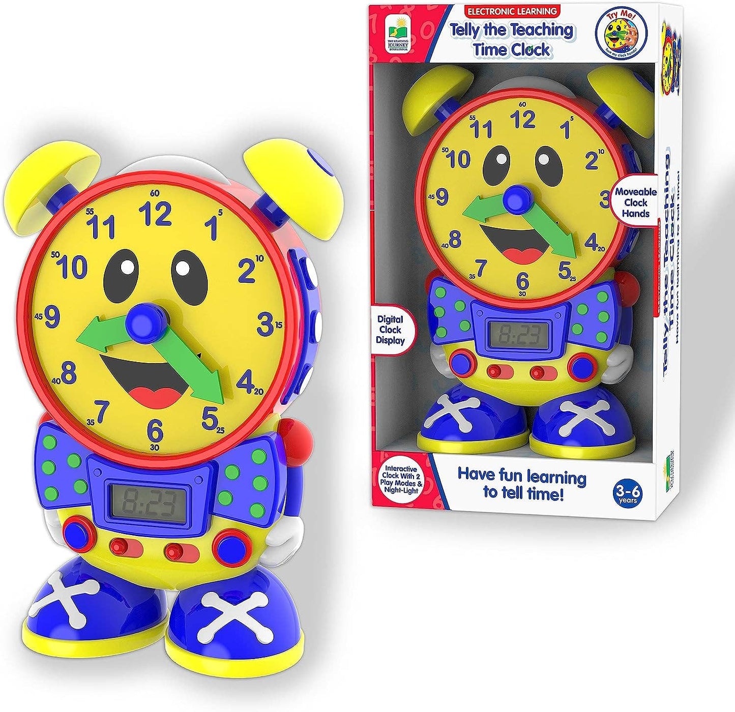 Telly The Teaching Time Clock - Classic Edition: Plastic