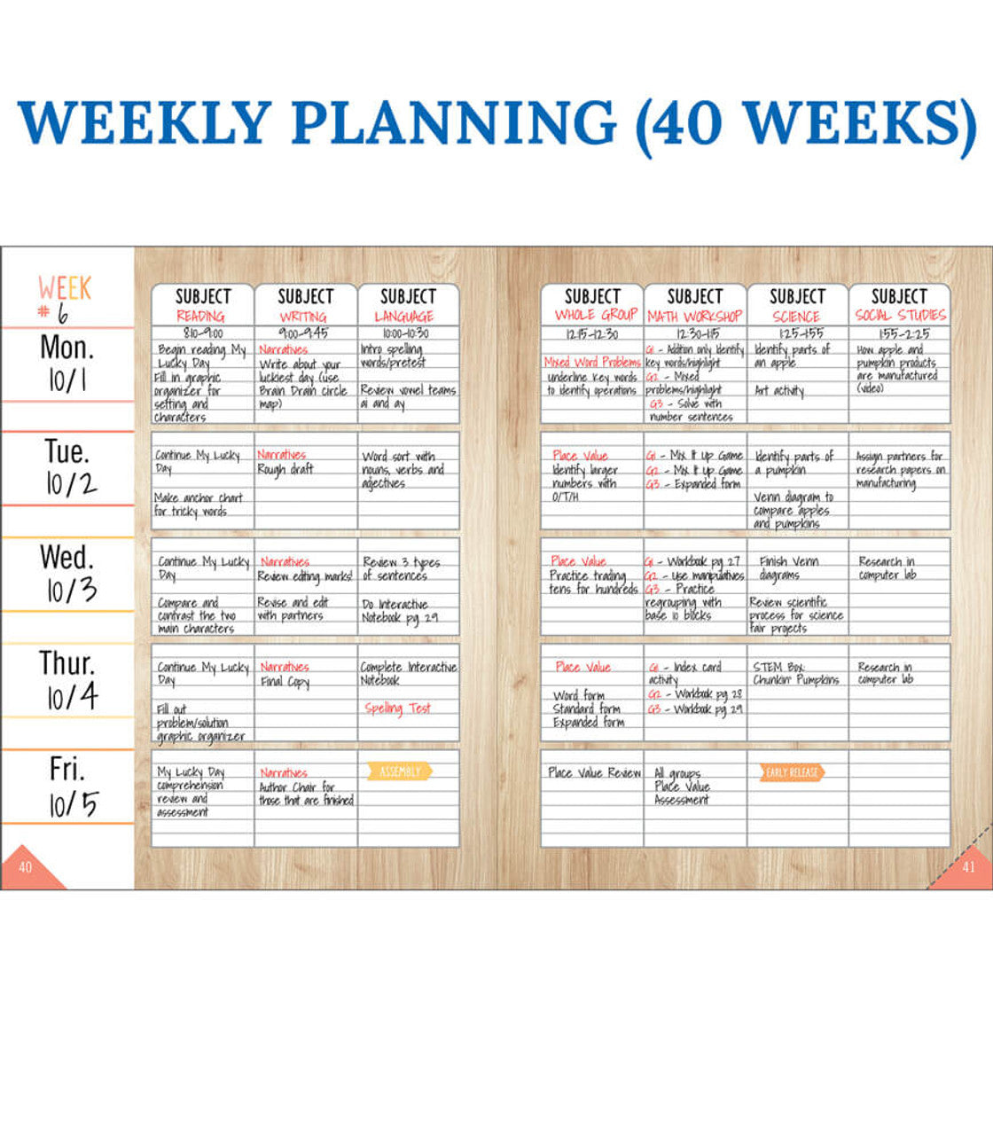 Simply Safari Teacher Planner Paperback