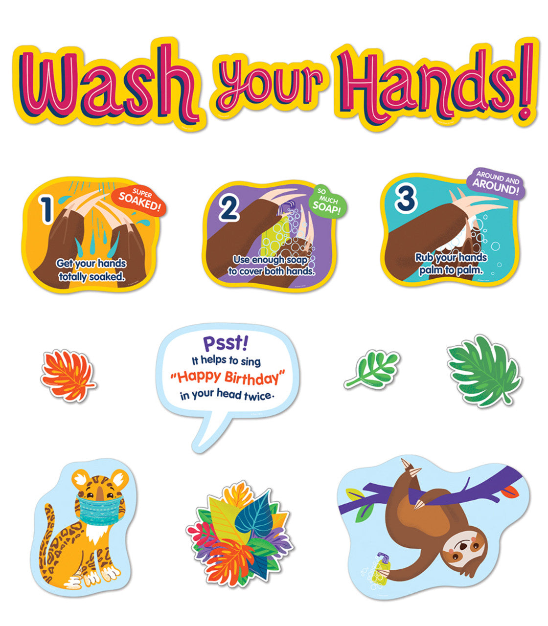 Handwashing Bulletin Board Set