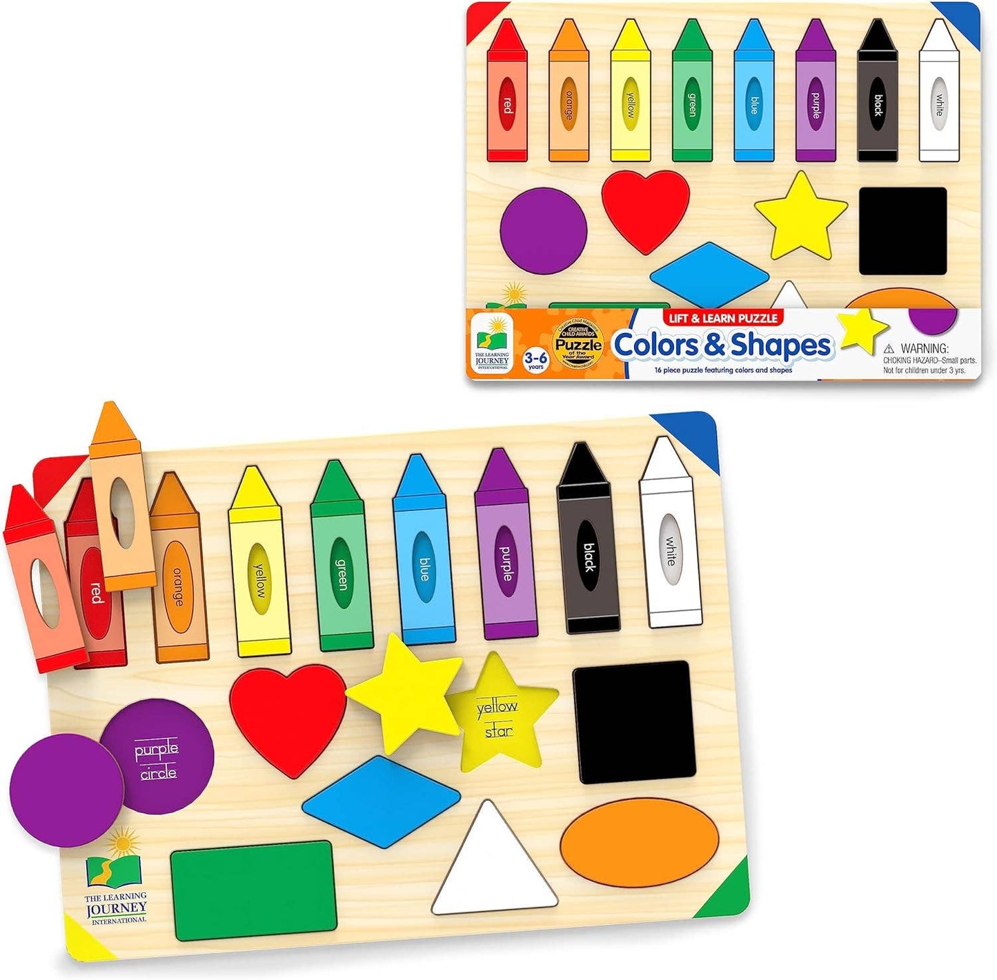 Lift & Learn Colors & Shapes: Cardboard