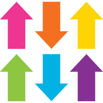 Spot On Floor Markers Arrows - 8"