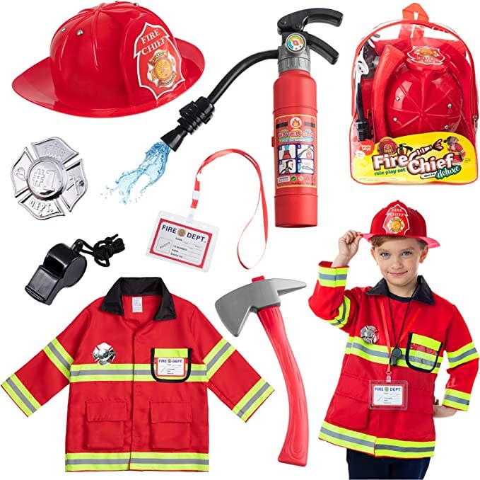 DELUXE FIREMAN COSTUME