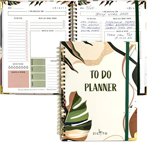 Simplified To Do List Planner Notebook