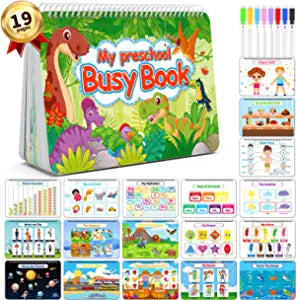 Preschool Learning Busy book Dino