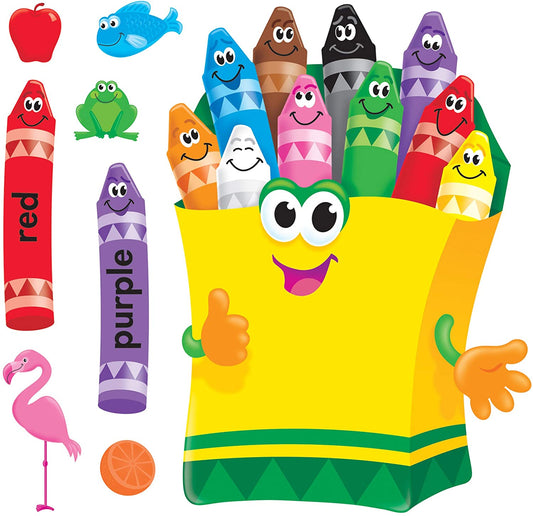 Colorful Crayons Bulletin Board