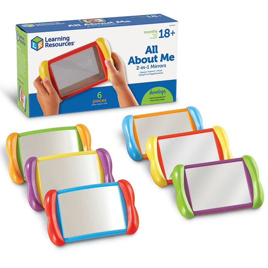 All About Me 2 in 1 Mirrors, Set of 6