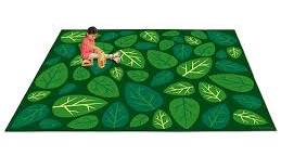 Natural Accents Leaves Classroom Carpets