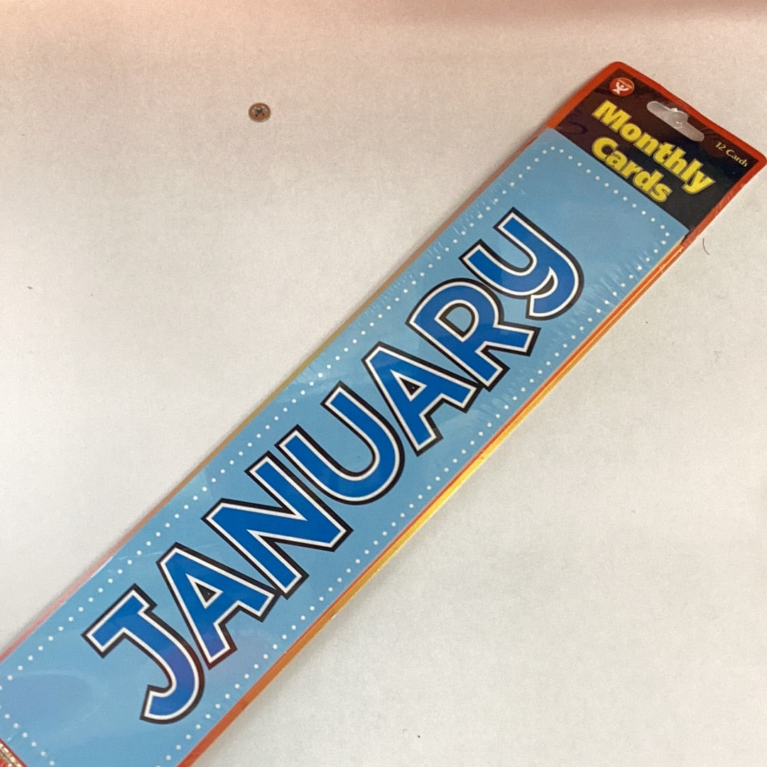 Monthly Cards