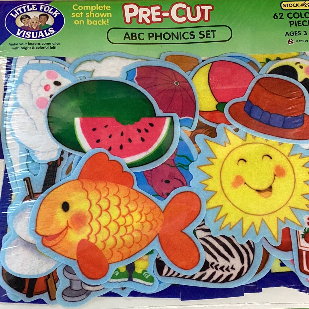 Little Folk Visual Pre-Cut ABC Phonics Set