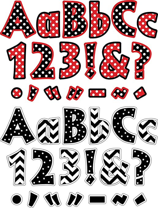 Letter Pop-Out Set