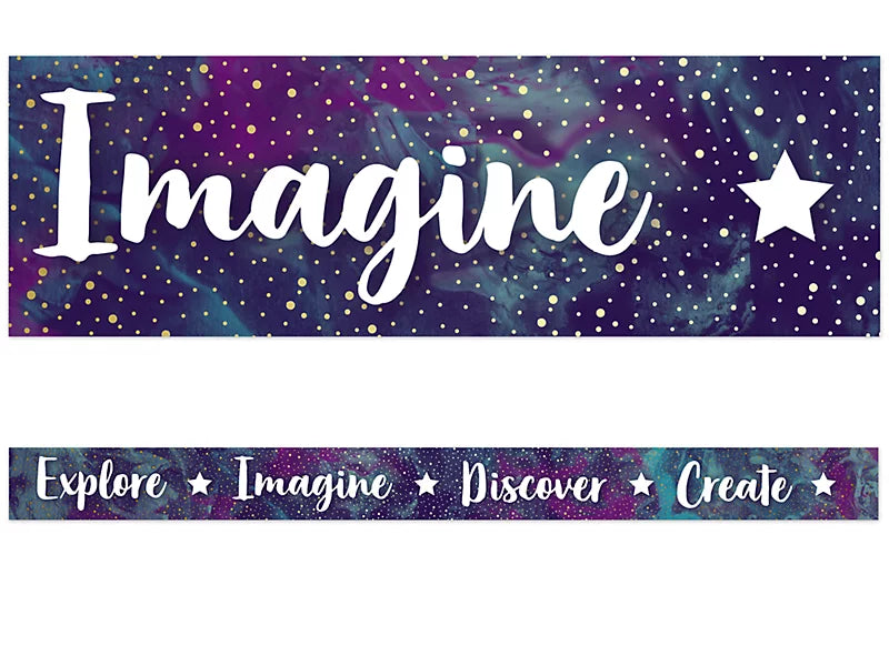 Galaxy Motivational Border