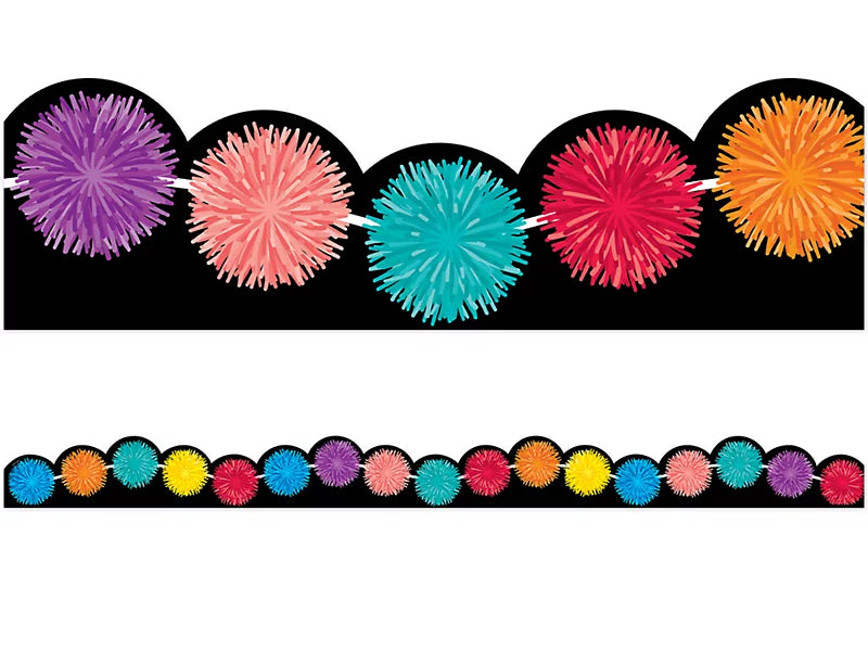Bold & Bright Pom-Pom Border