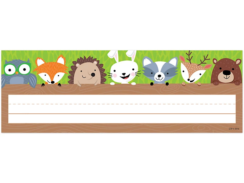 Woodland Friends Nameplates