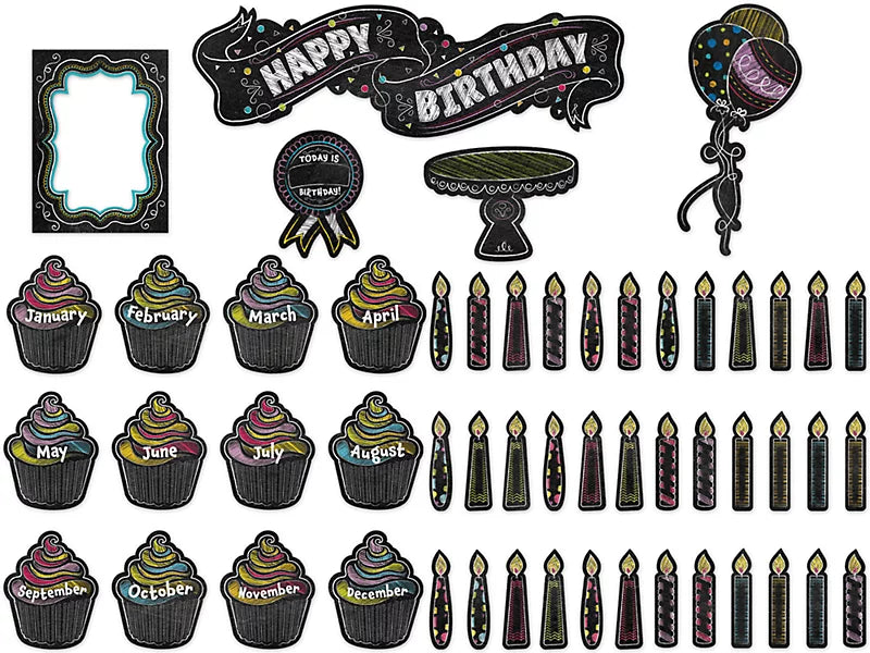 Chalk It Up! Birthday Bulletin Board Set
