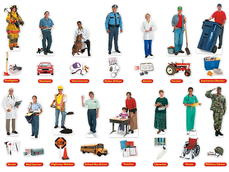 Community Helpers Bulletin Board Set