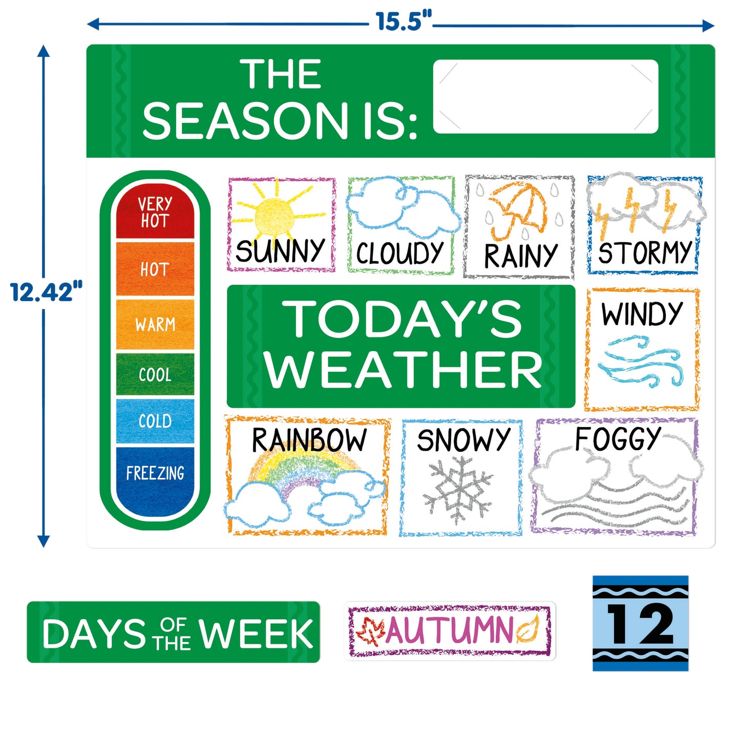 Crayola® Calendar Bulletin Board