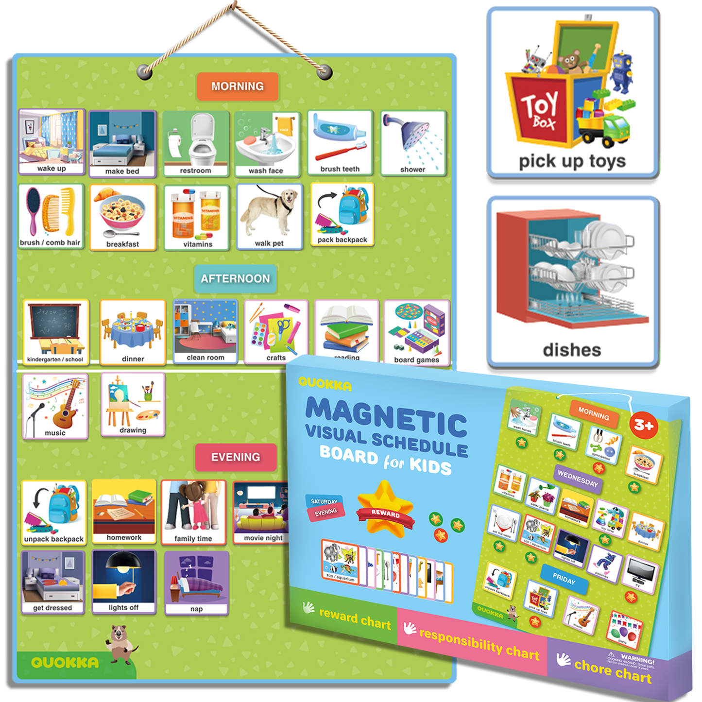 Reward Chore Chart for Kids | 145 cards
