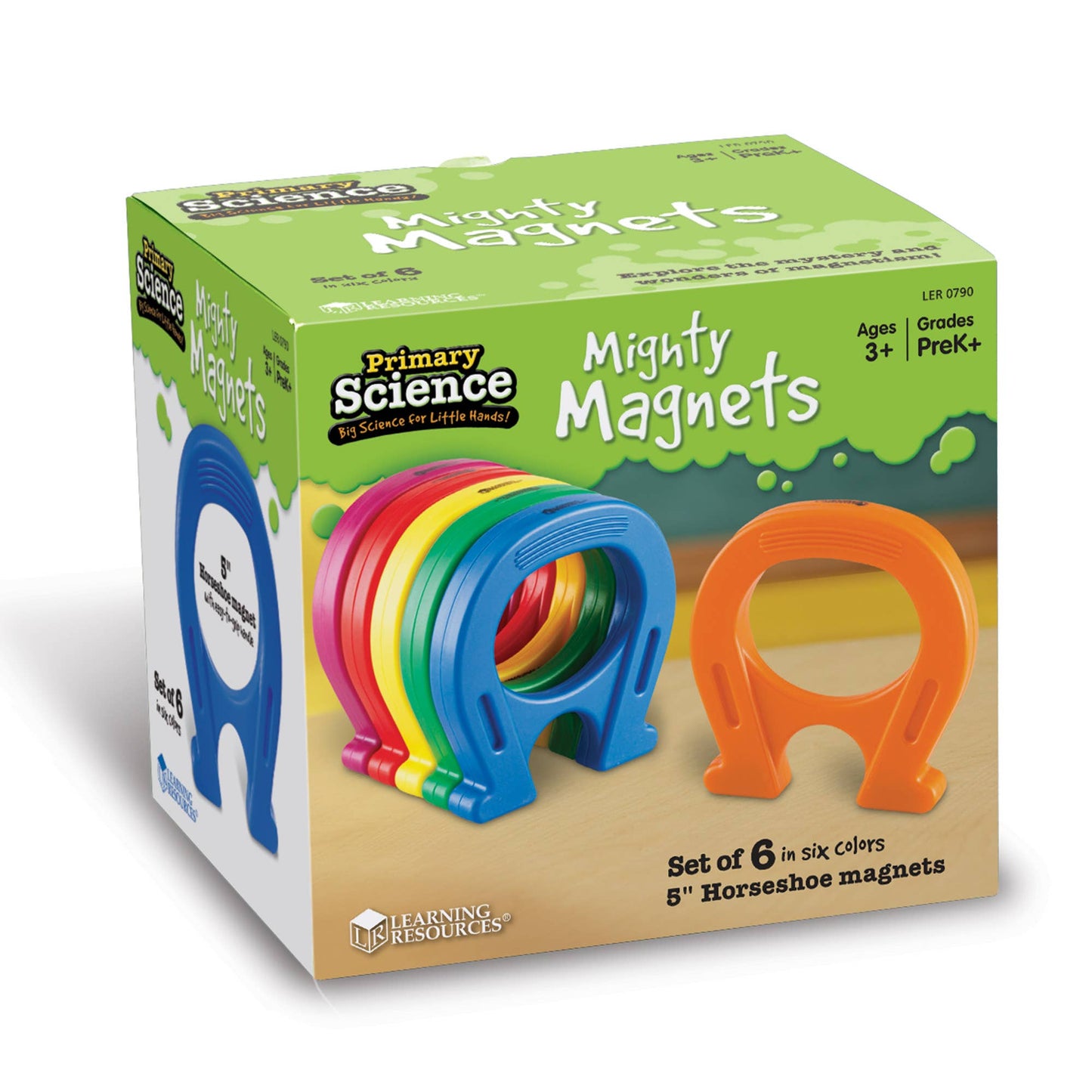 Primary Science 5" Mighty Magnets, Set of 6