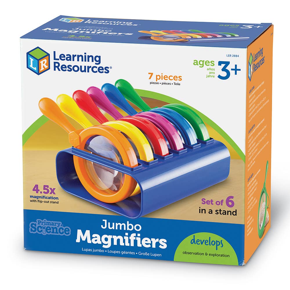 Primary Science™ Jumbo Magnifiers with Stand