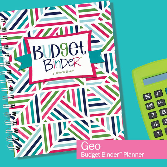 Budget Binder™ Bill Tracker Financial Planner | Open Stock: Geo